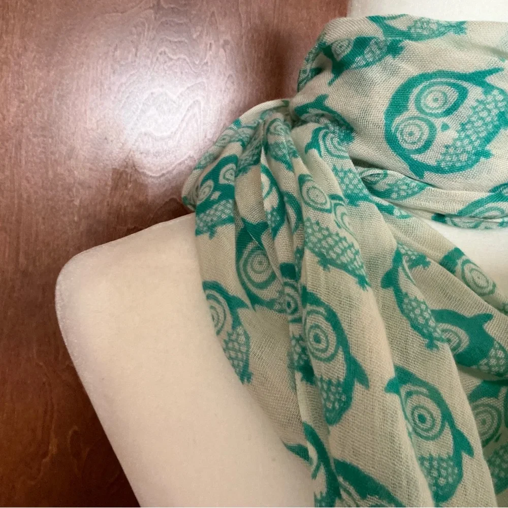 Owl Print Scarf
